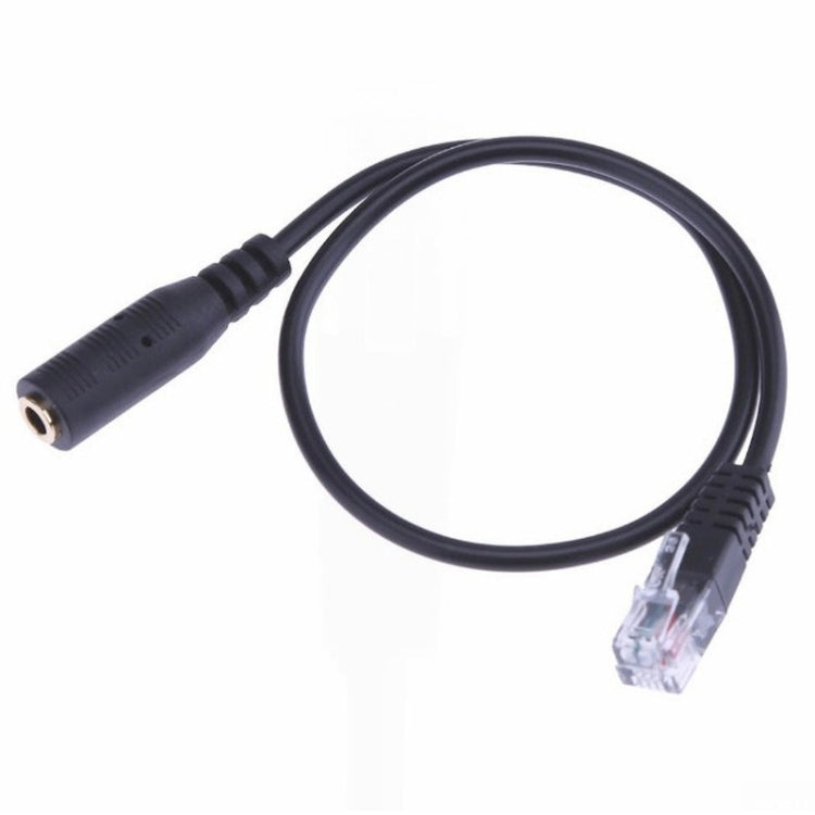 Cavo convertitore da jack da 3,5 mm a RJ9 per PC/telefoni cellulari, adattatore per telefono da ufficio, lunghezza: 32 cm Cavo convertitore da jack da 3,5 mm a RJ9 per PC/telefoni cellulari, adattatore per telefono da ufficio, lunghezza: 32 cm